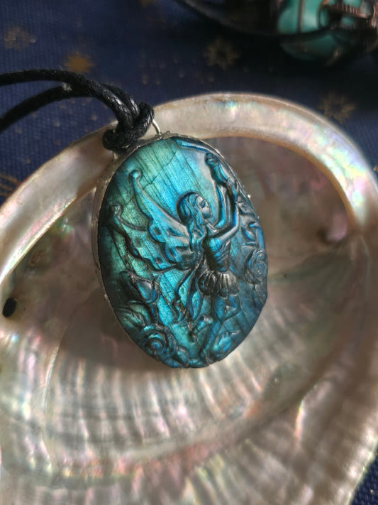Labradorite fairy necklace