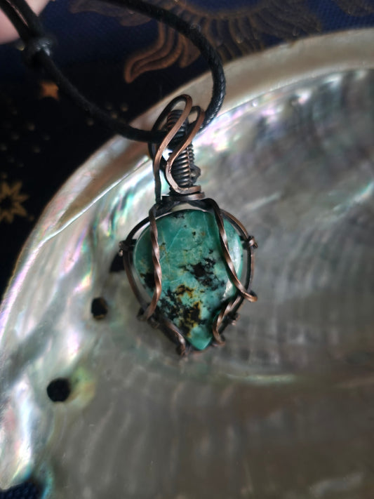 African turquoise necklaz3 
