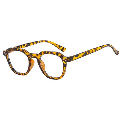 Andie Retro Square Frame Blue Light Glasses- Tea