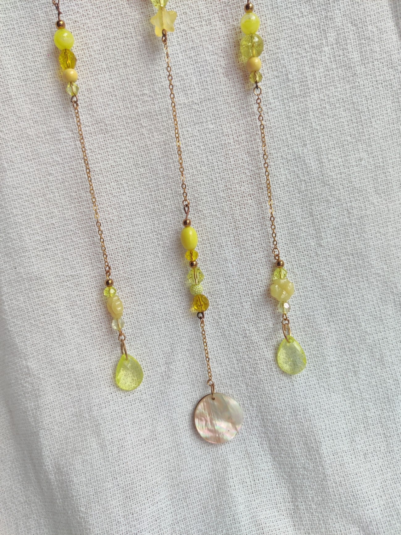 Yellow cloud suncatcher 