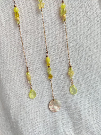 Yellow cloud suncatcher 