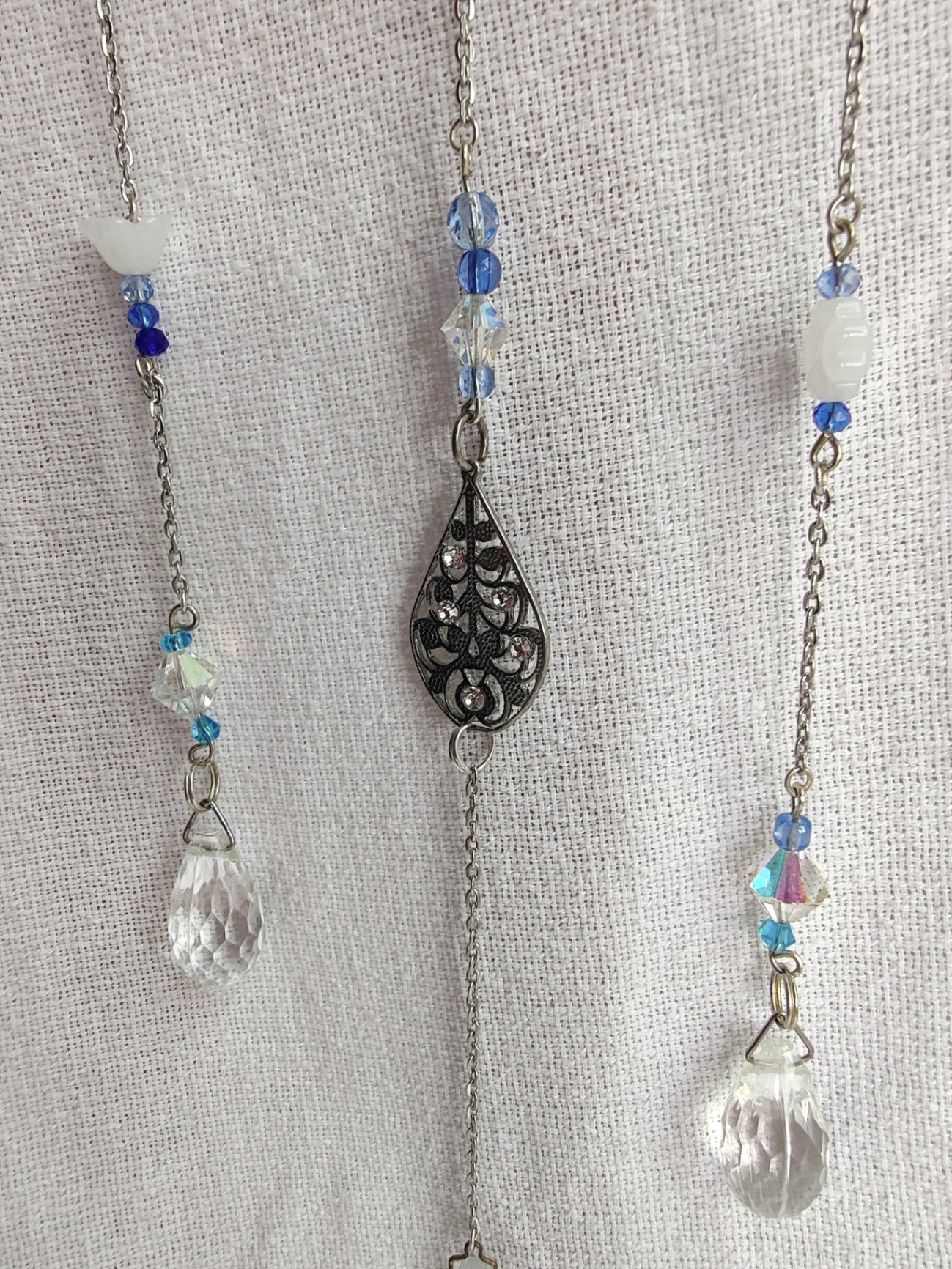 Crochet cloud suncatcher 