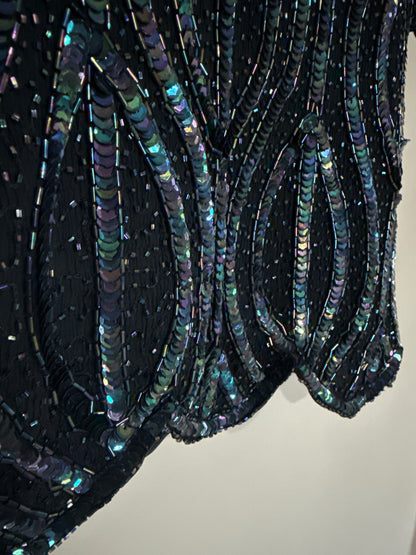 Vintage Frank Usher Sequin Top