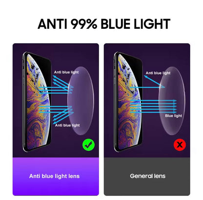Blair Brown Oval Anti-Blue Light Glasses