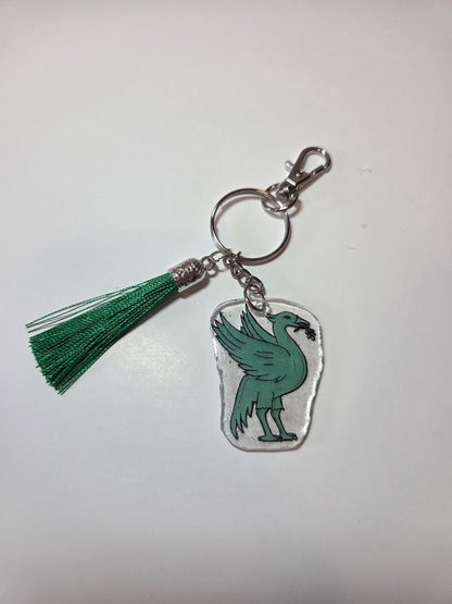 Handmade Liverbird keyring 