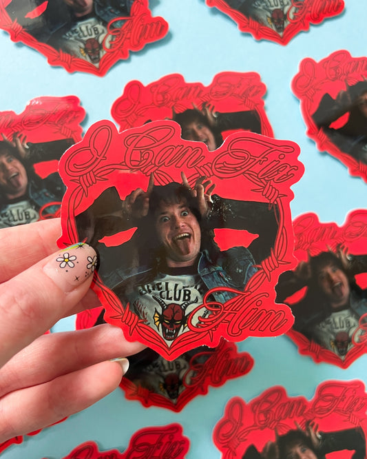 Eddie Munson Vinyl Sticker