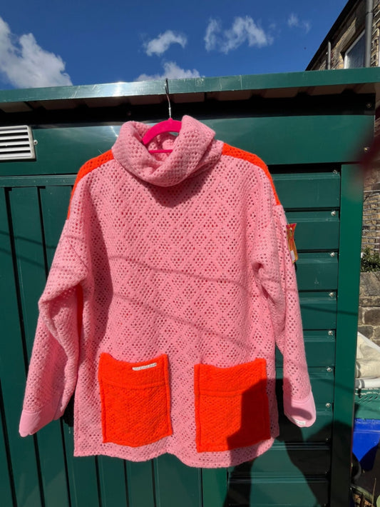 Peach Blanket Sweater