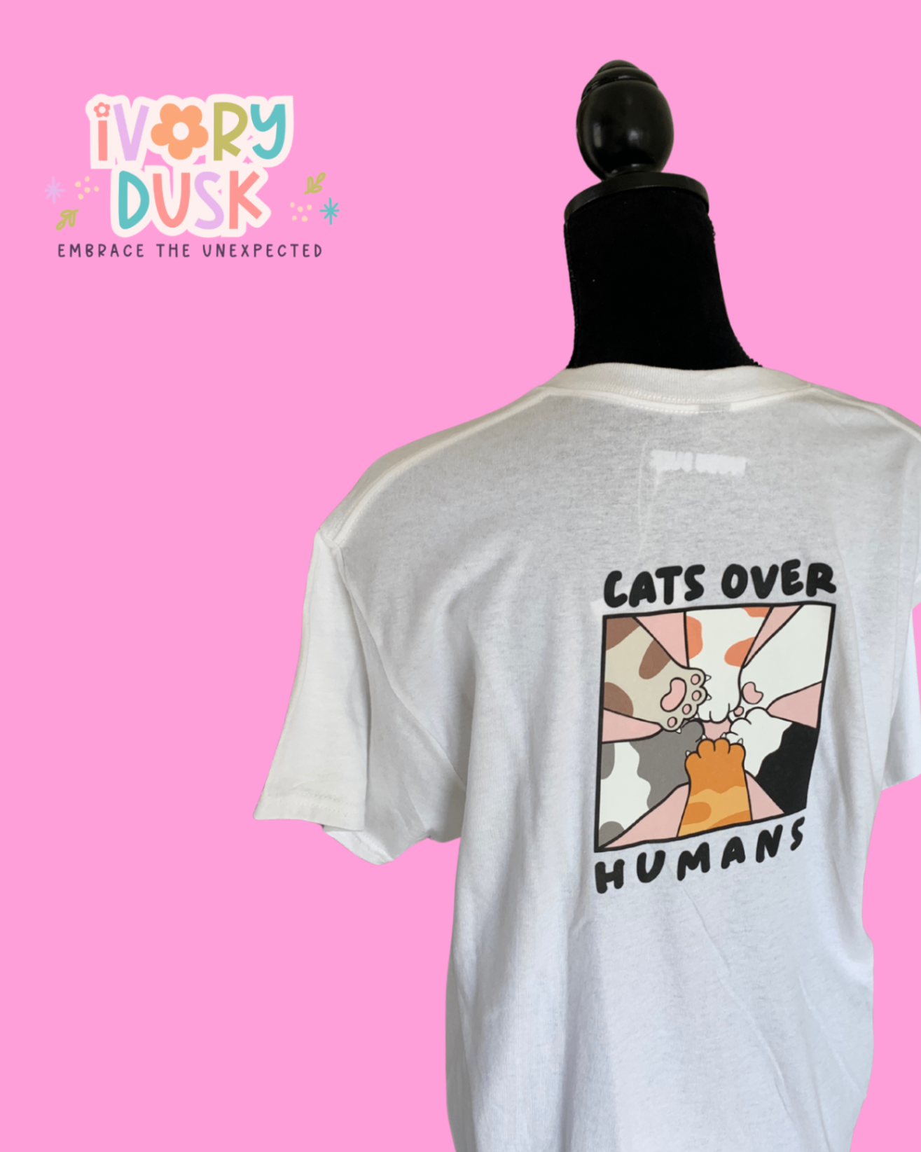 cats over humans tshirt