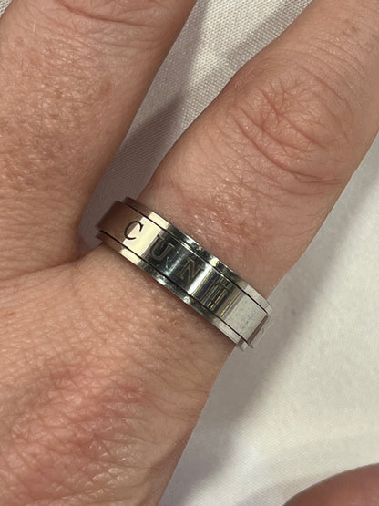 C*UNT Spinner Ring Silver – Size 9 Stainless Steel