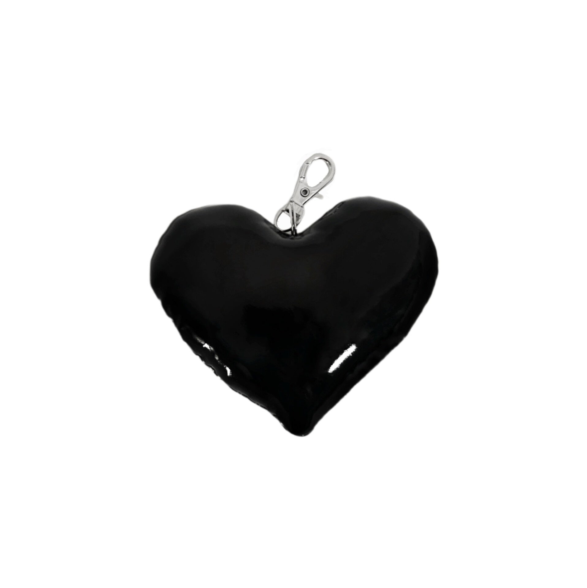 HEART CHARM KEYRING 