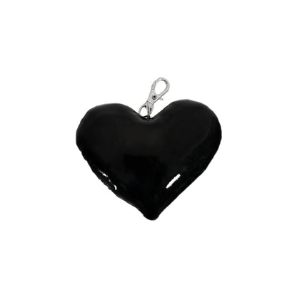 HEART CHARM KEYRING 