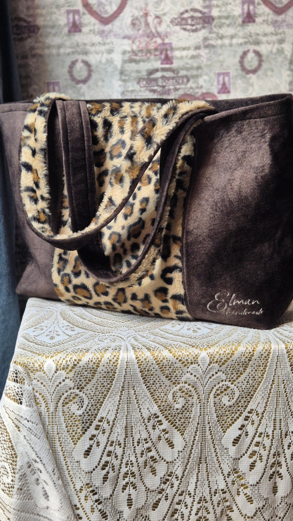 Leopard tote