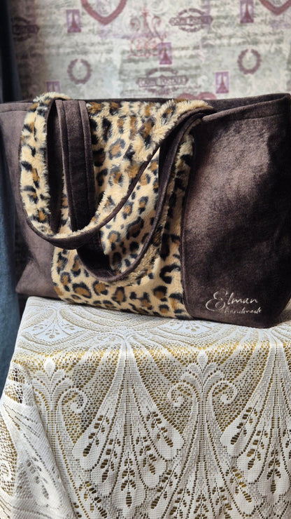 Leopard tote