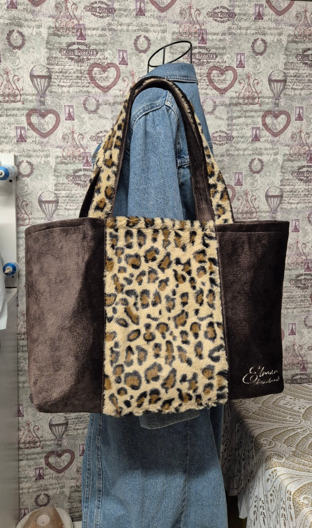 Leopard tote
