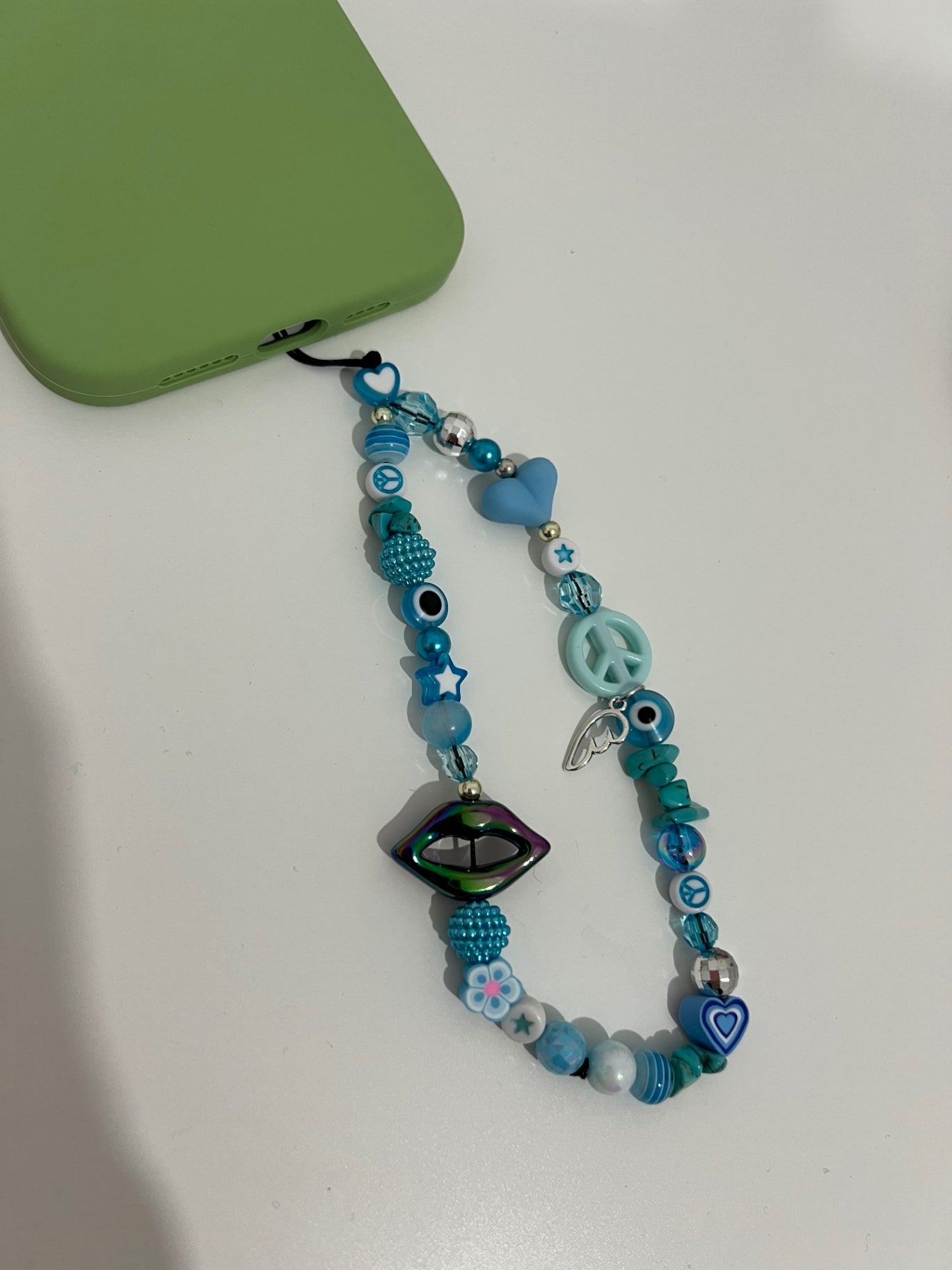 Brave phone charm - blue