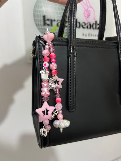 Baby girl bag charm