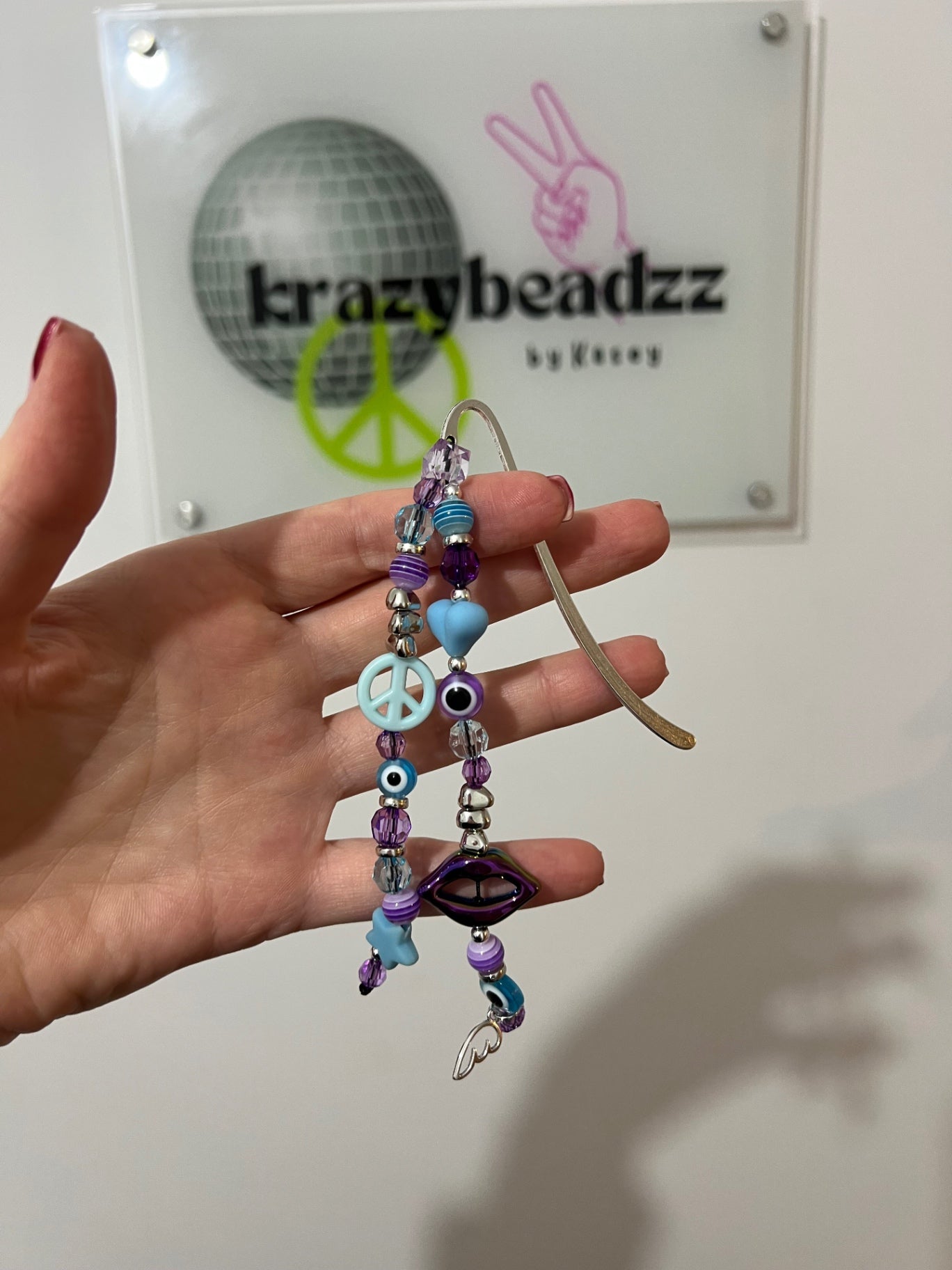Timeless book mark - blue/purple