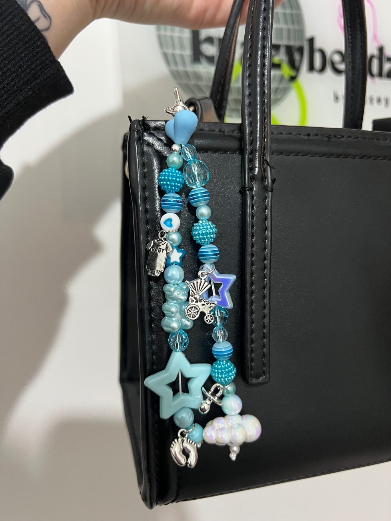 Baby boy bag charm