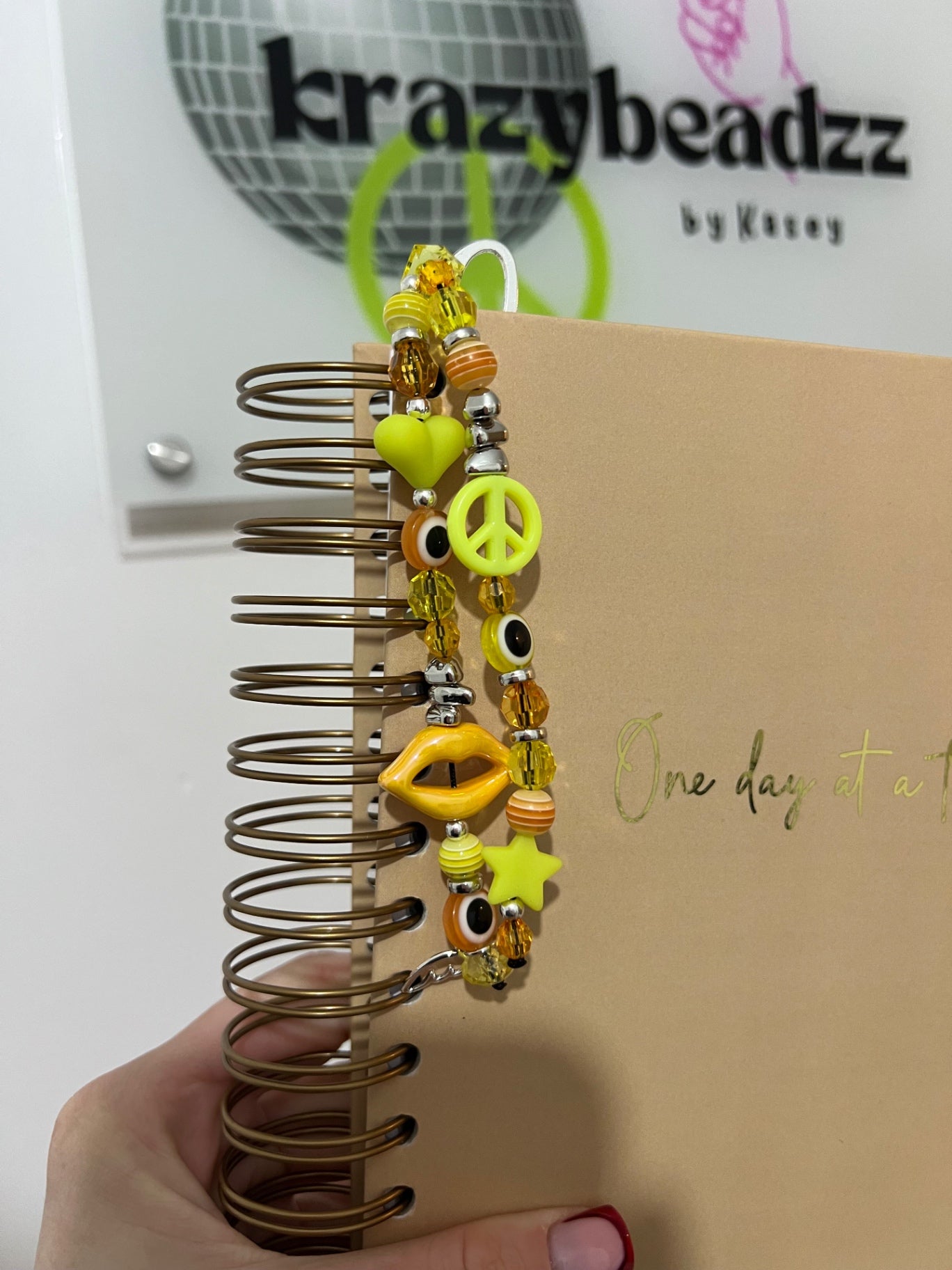 Timeless bookmark - yellow/orange