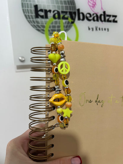 Timeless bookmark - yellow/orange