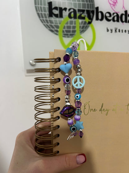 Timeless book mark - blue/purple
