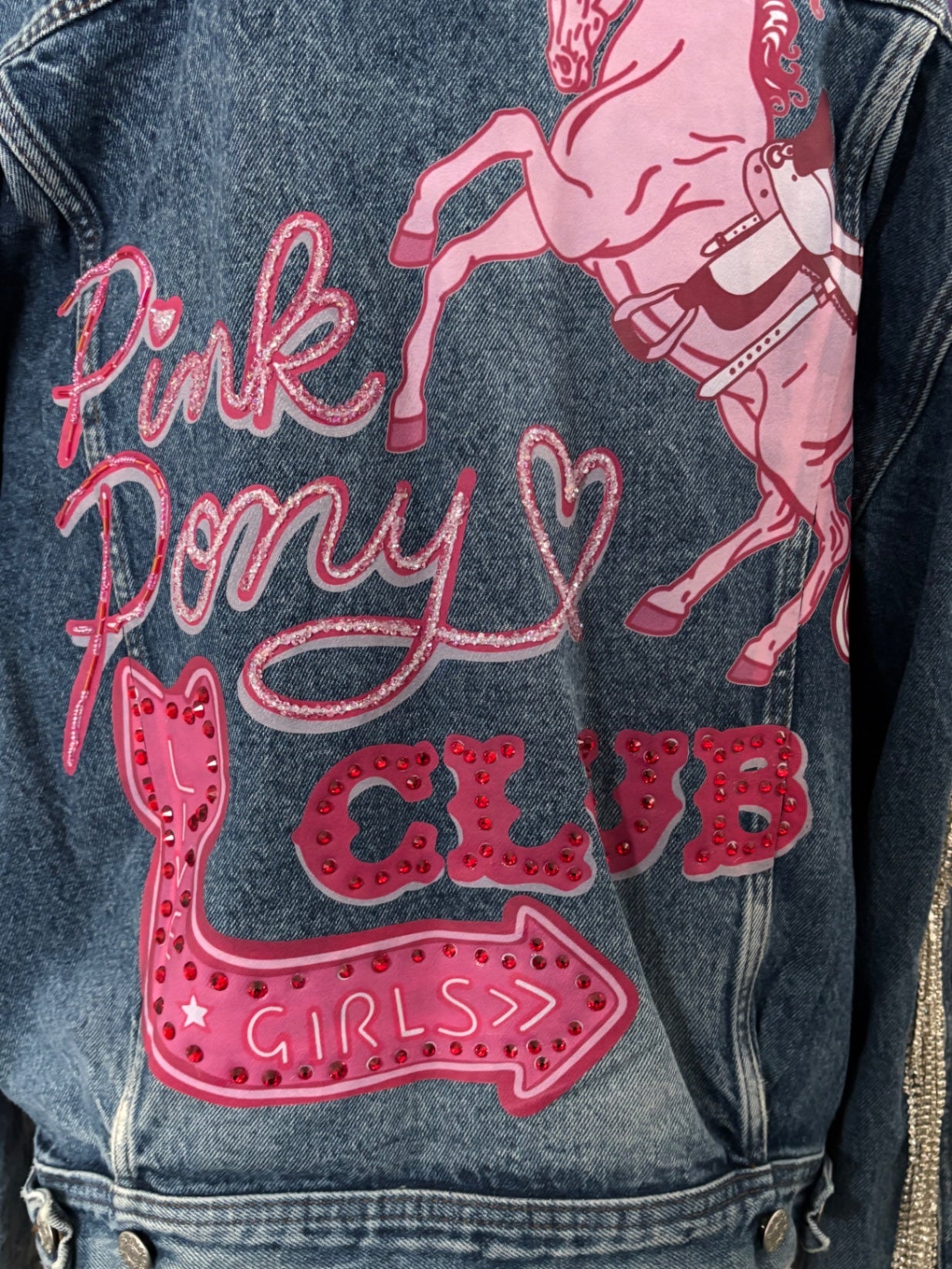 Pink Pony Club Embellished Vintage Jacket
