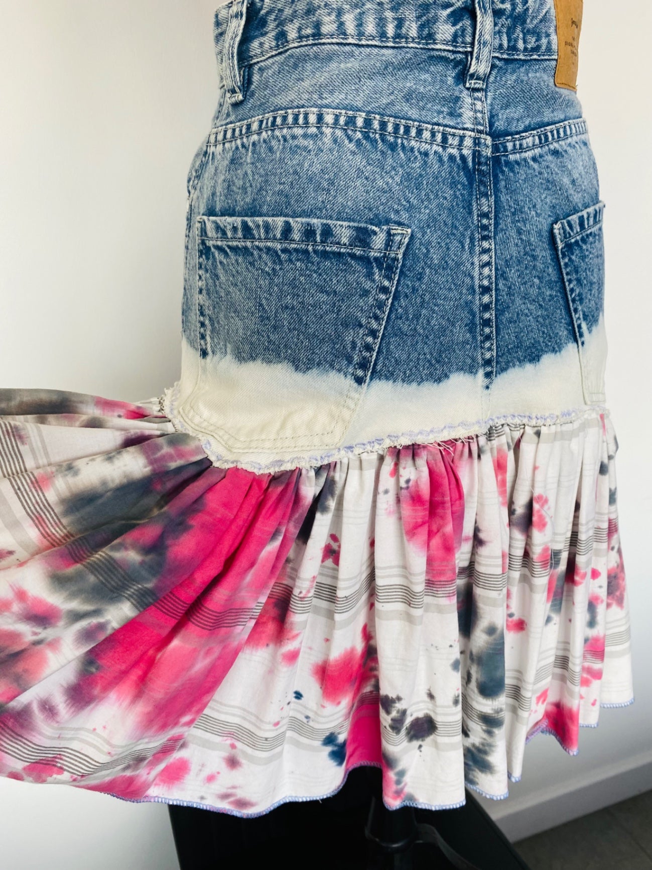 Splash dye skirt