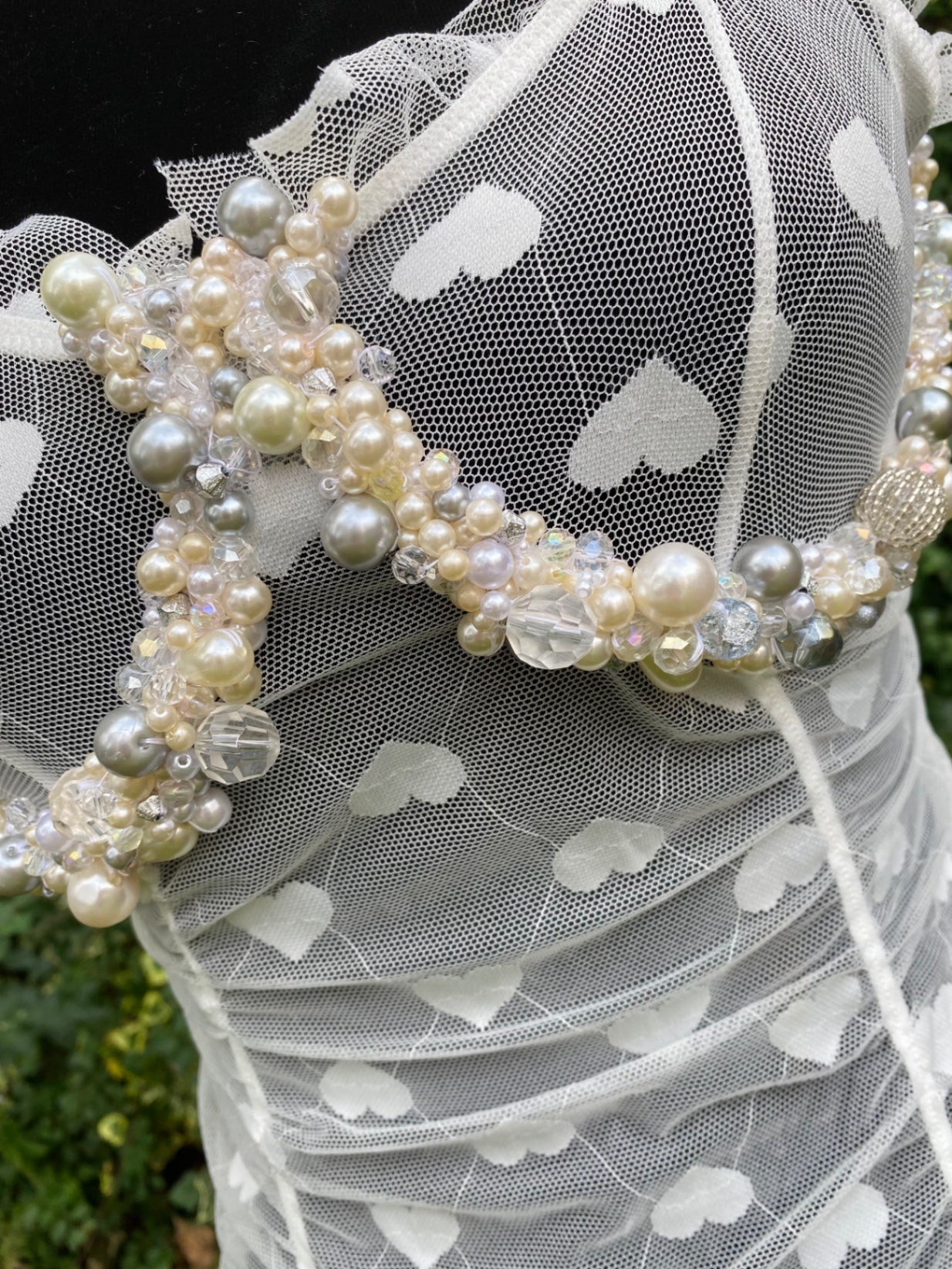 Framed in pearls