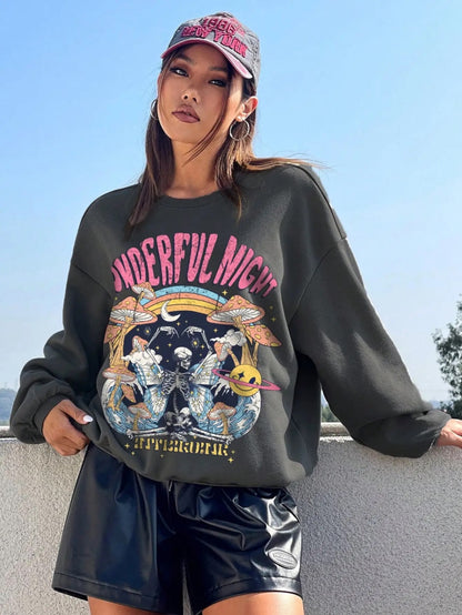 Wonderful Night Vintage Graphic Sweatshirt