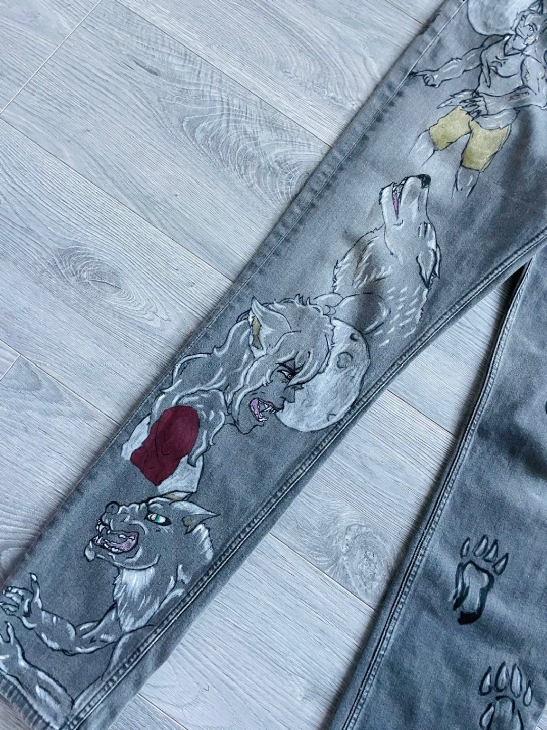 Werewolf anime Jeans