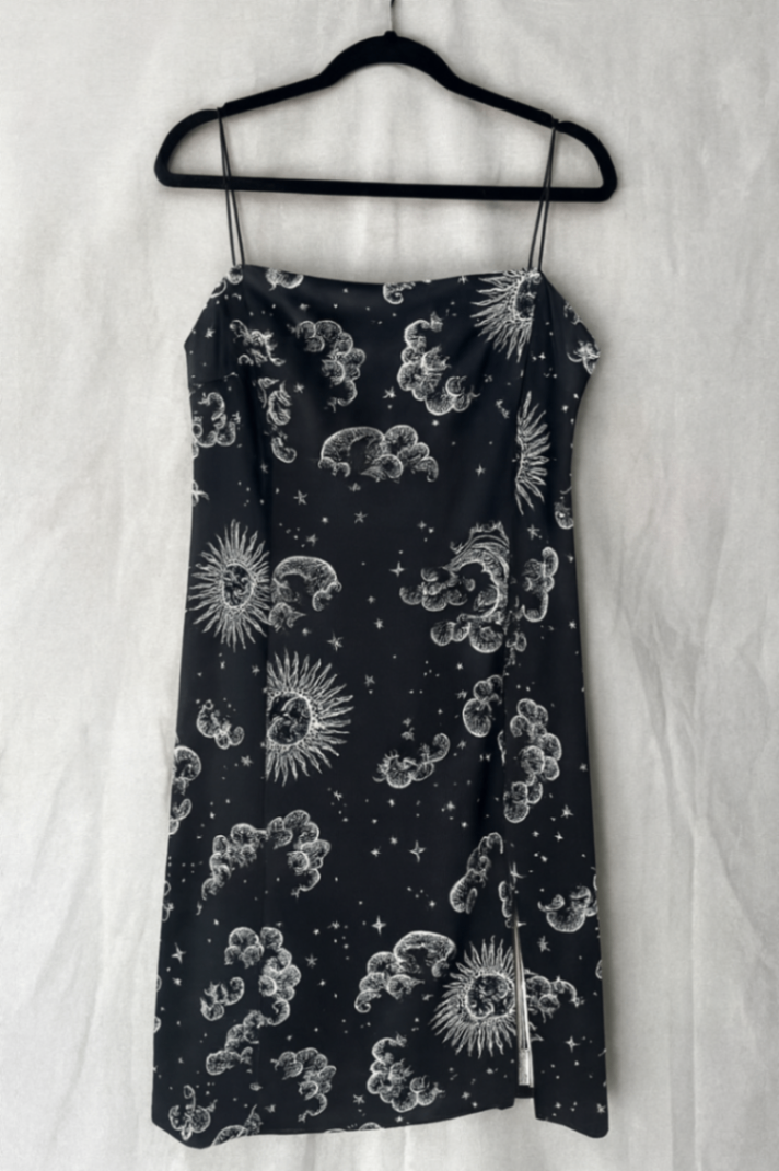 Celestial Nights Satin Slip Dress Size 10