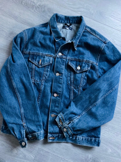 Ripped Tiger Denim Jacket