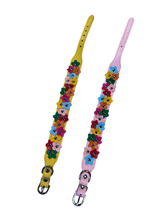 Flower Collar - Various Colours