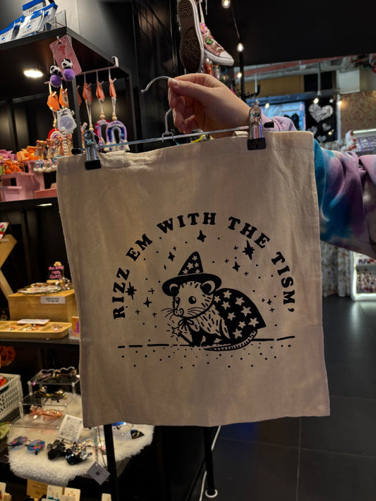 Rizz Em Tote Bag