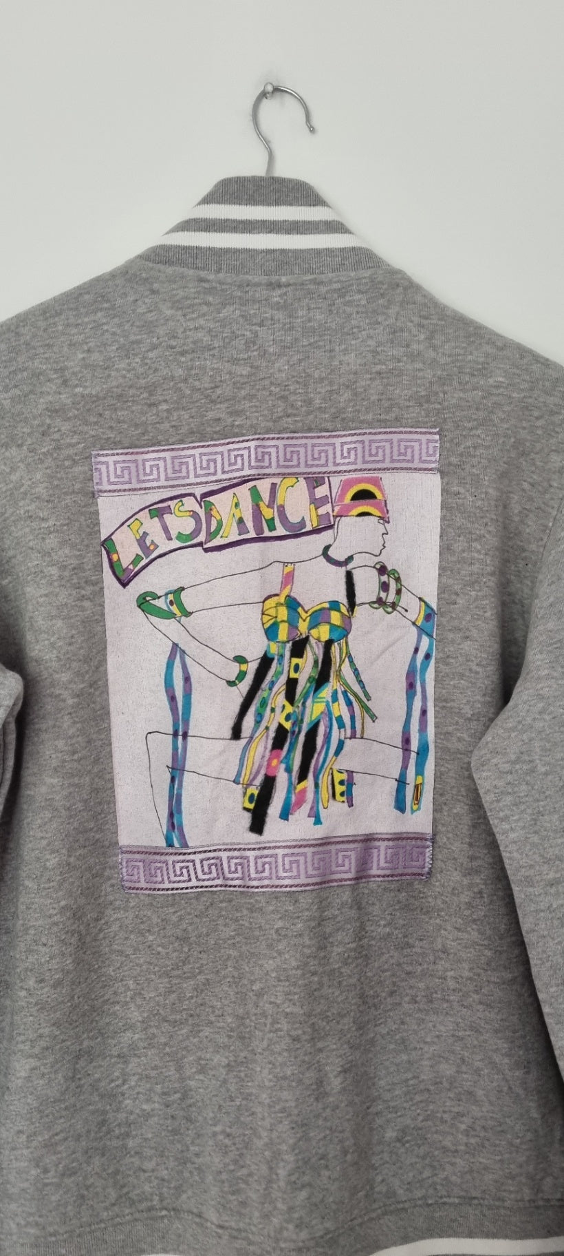 Lets Dance Grey Varsity Jacket 