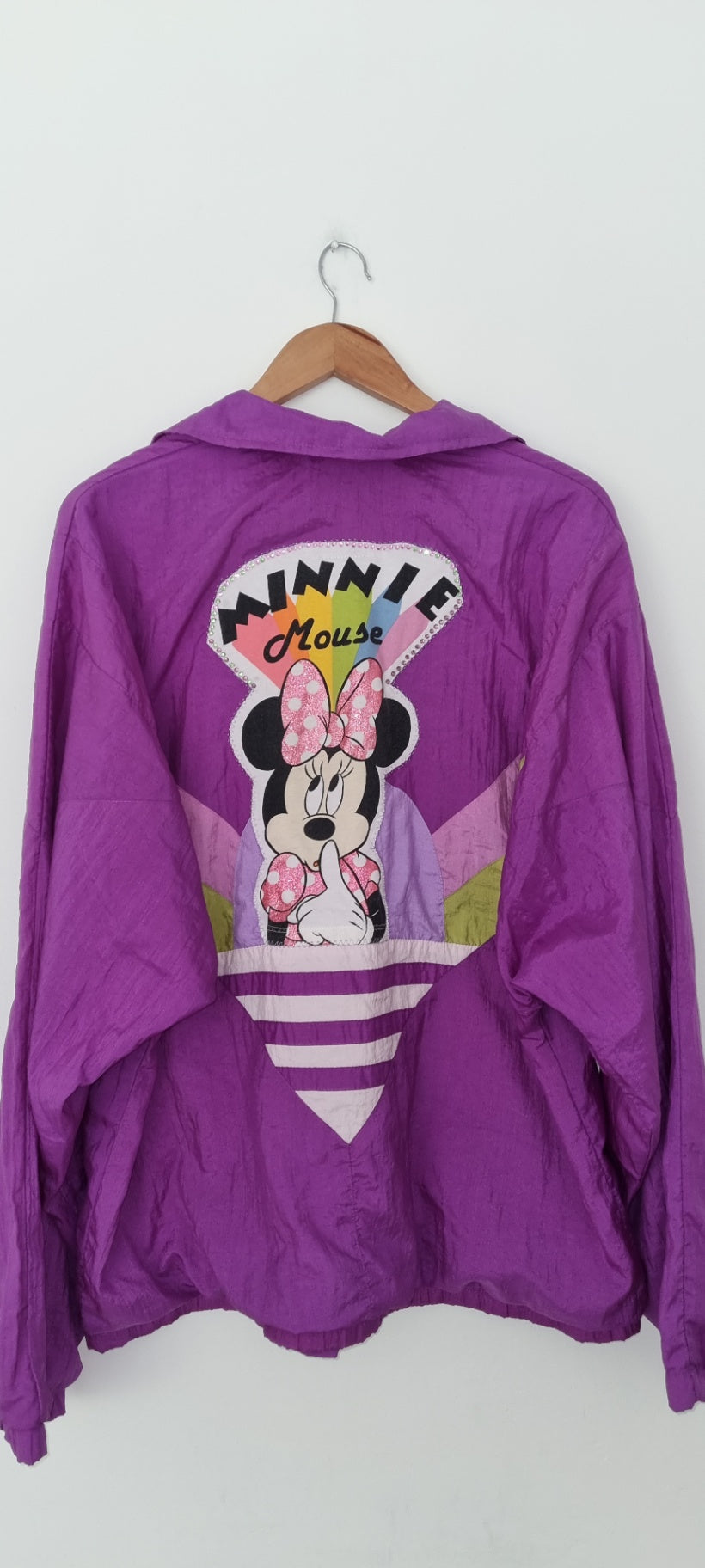 Minnie Jewled Purple Windbreaker 