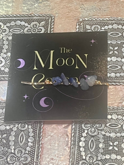 Lapis Lazuli Crystal Chip Hair Grip