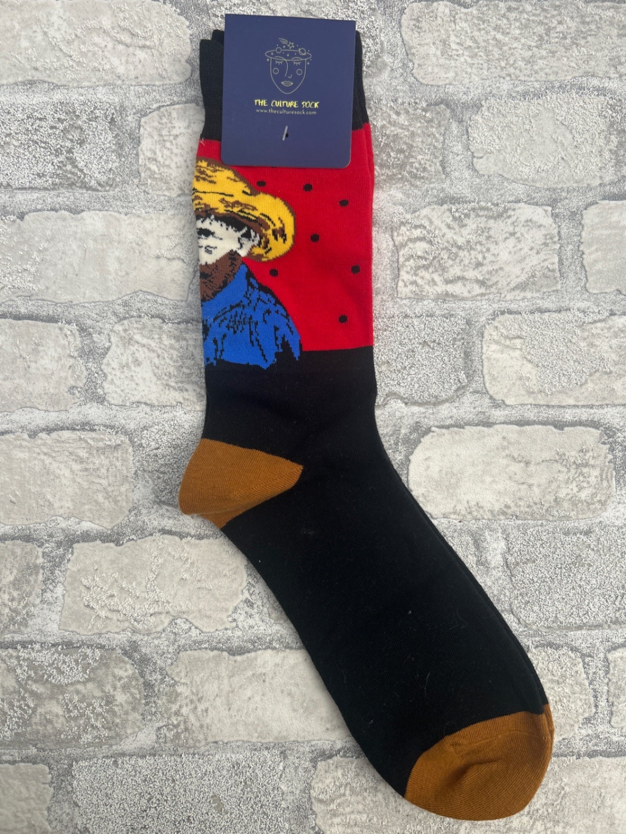 Van Gogh red black Hat