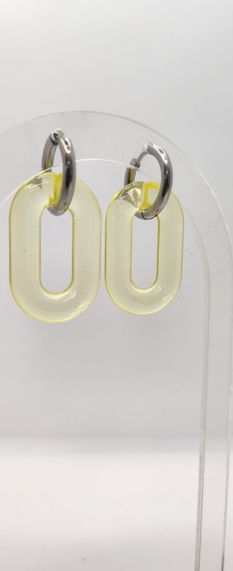 Jelly link earrings