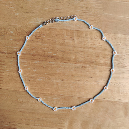 Beaded Flower Necklaces