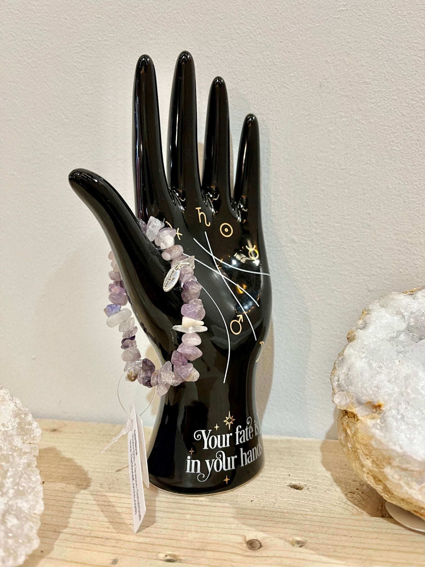 💜 Amethyst Crystal Chip Bracelet