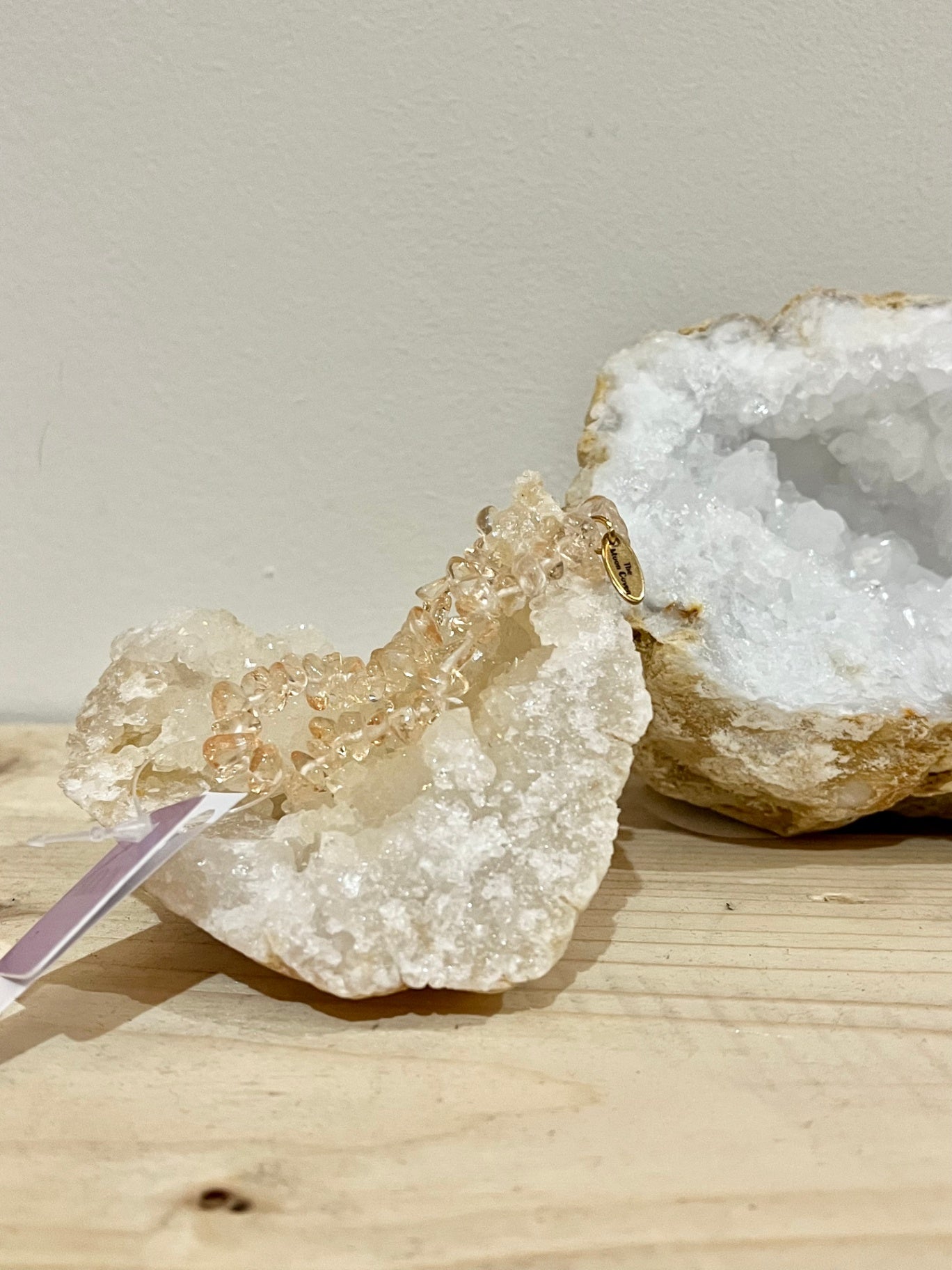 ✨ Citrine Crystal Chip Bracelet