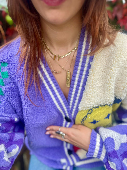 Golden Luna Disc Chain Necklace | Waterproof Gold Charm Collar