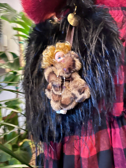 “Goldie” Doll Bag Charm Moon Coven Mini Muses