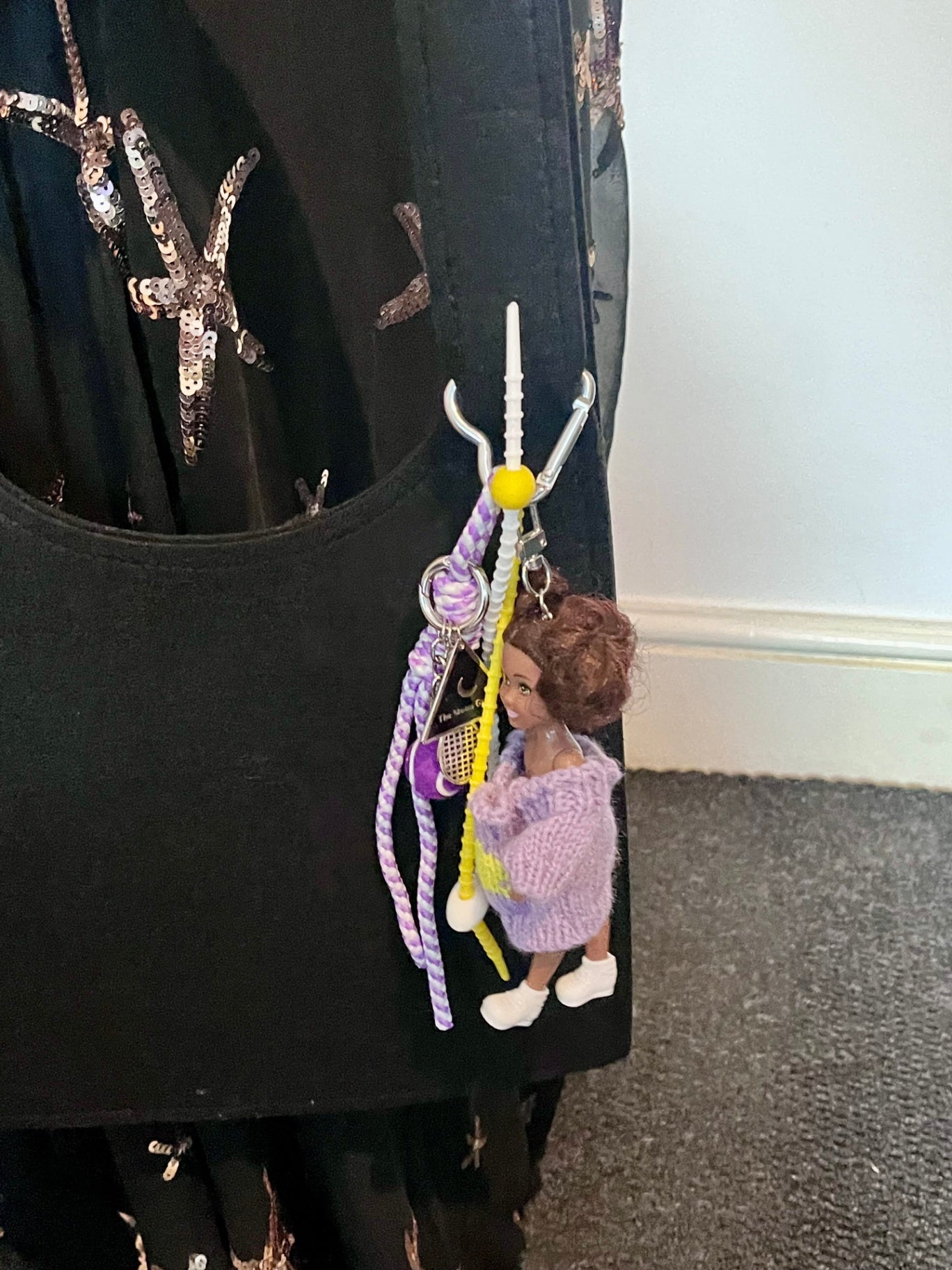 “Indie” Doll Bag Charm | Moon Coven Mini Muses