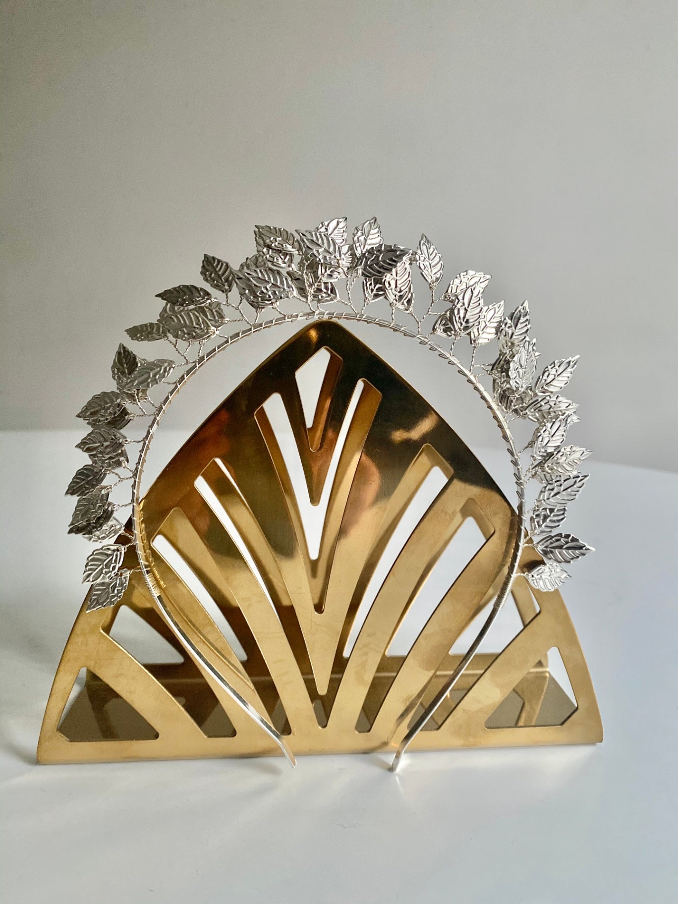 SILVER LEAF HEADBAND 