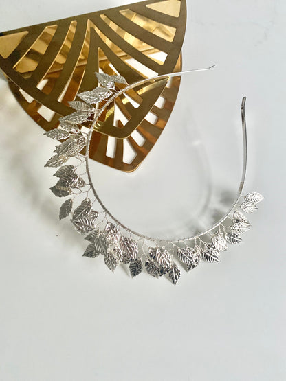 SILVER LEAF HEADBAND 