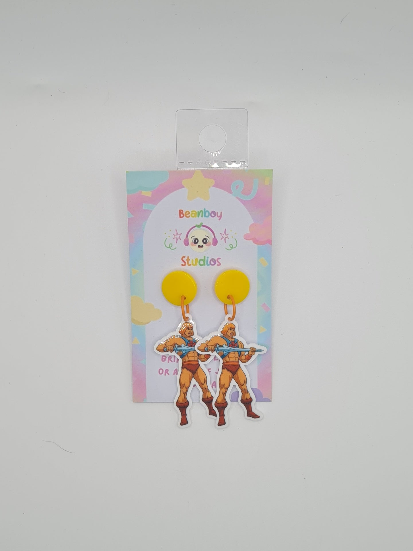 hero man earrings