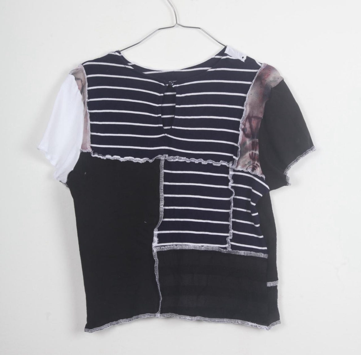 Cropped Tee Patchwork
