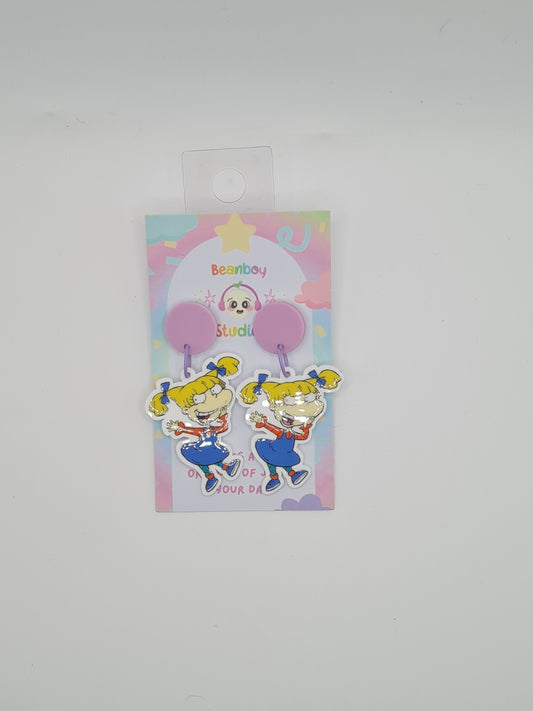 90's girl doll earrings